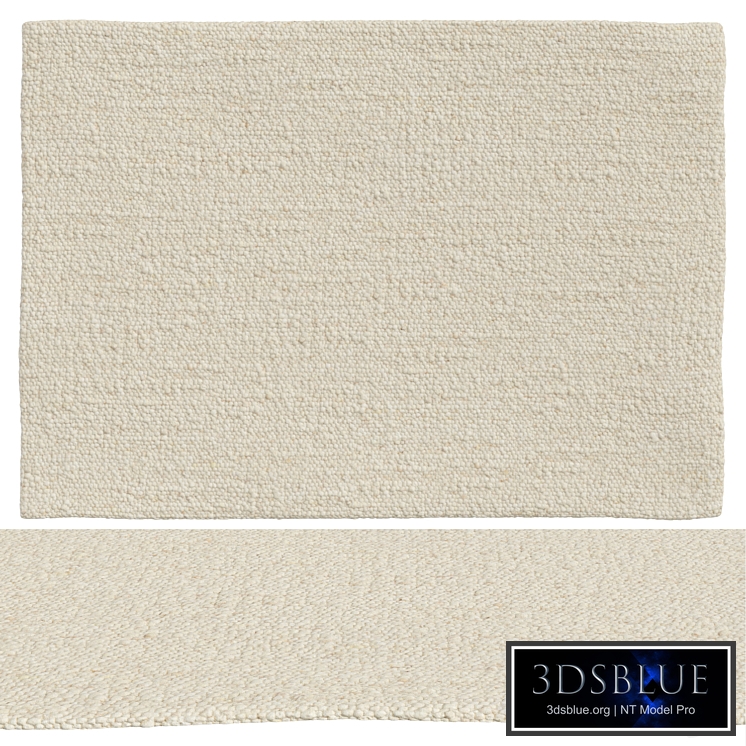 Carpet Diano Knit Effect Wool by La Redoute