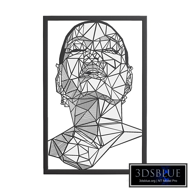 Abstract Women Face Metal Wall Art