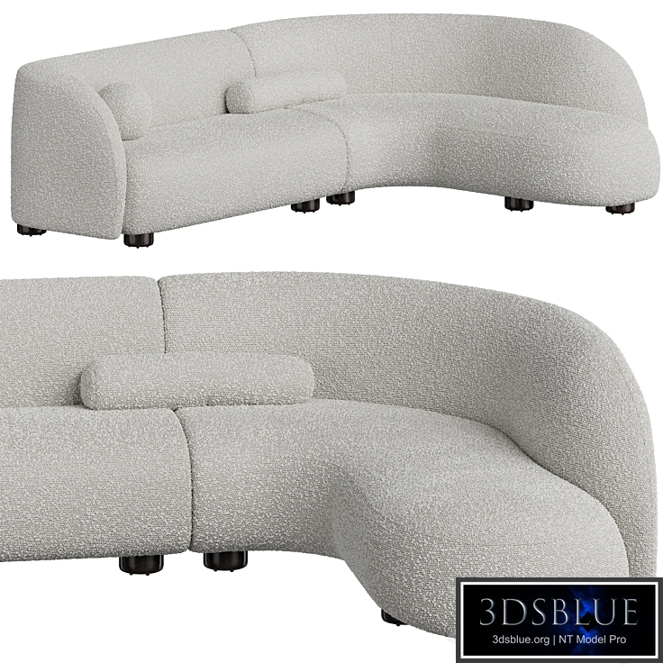 Laurent 2 Piece Wedge Chaise Sectional