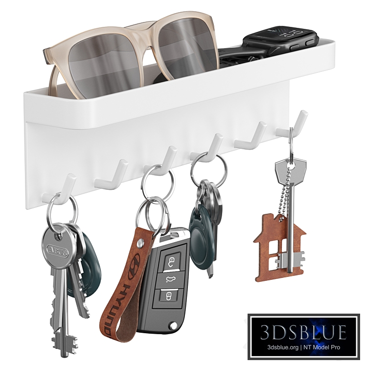 Smart Magnetic Key Rack Yamazaki