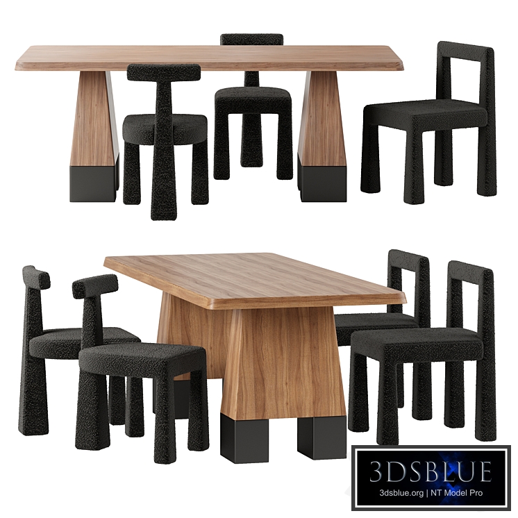 Root Chair, Statue Dining Table by DAaZ