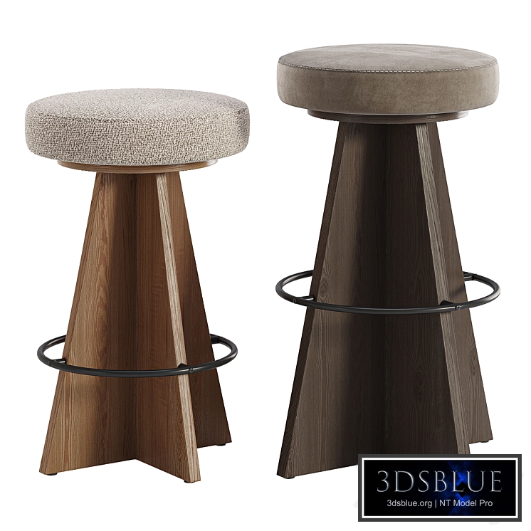 Damon Swivel Bar & Counter Stool-Fourhands