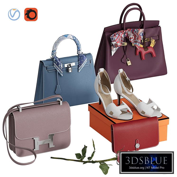 Bags set 13. Hermes collection