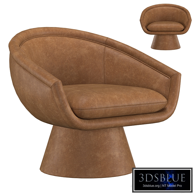 Rocha Leather Swivel Chair
