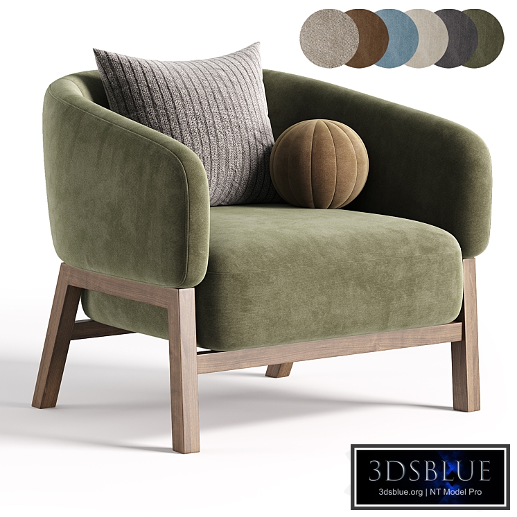 French Connection Mika Teddy Bouble Accent Chair