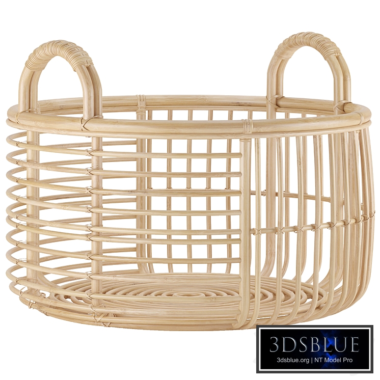 Java Rattan Baskets Low