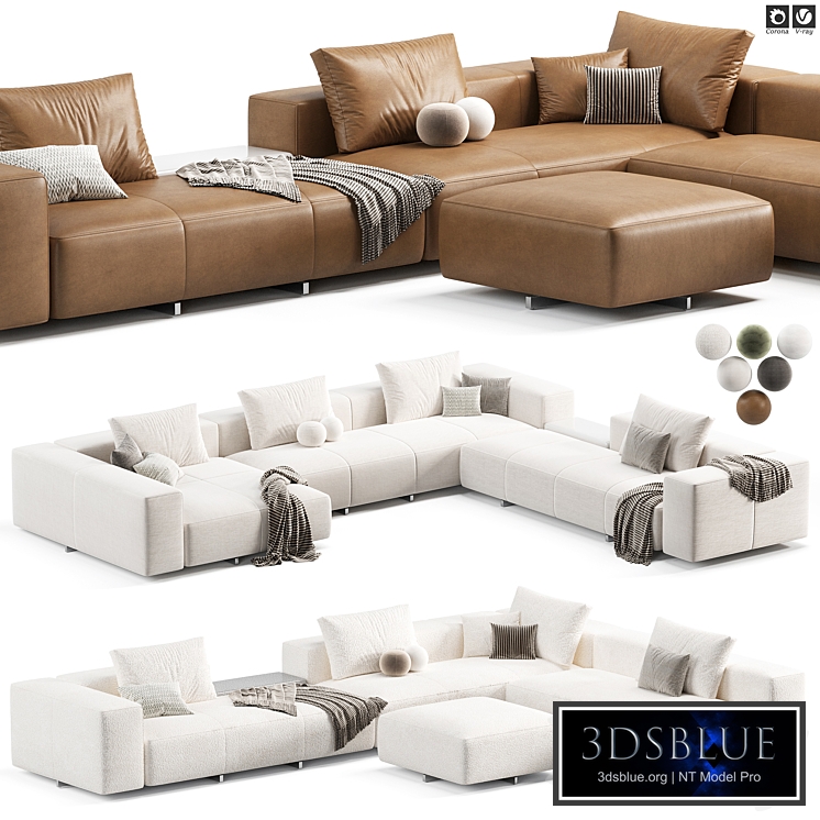 Minotti Yves Corner Sofa