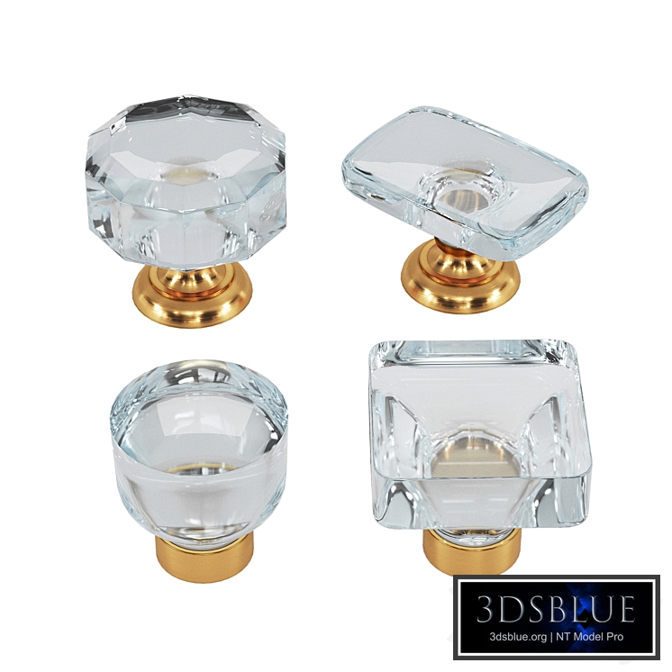 KITCHEN CUPBOARD CABINET DOOR HANDLES & KNOBS ABLOY set2