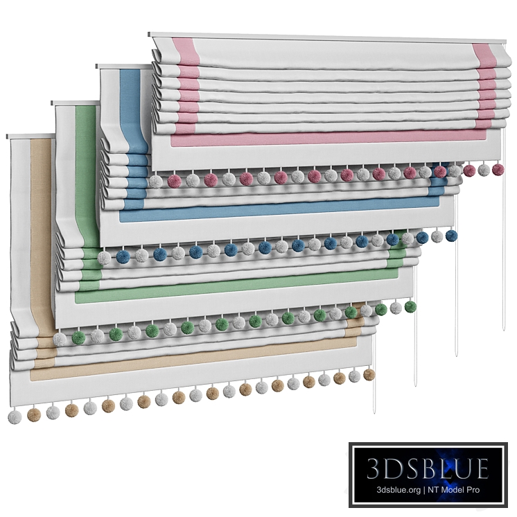 Roman blinds for children's room 04