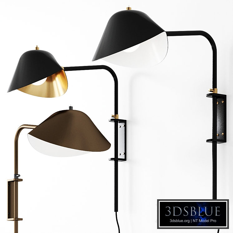 ANTONY By Serge Mouille Wall light