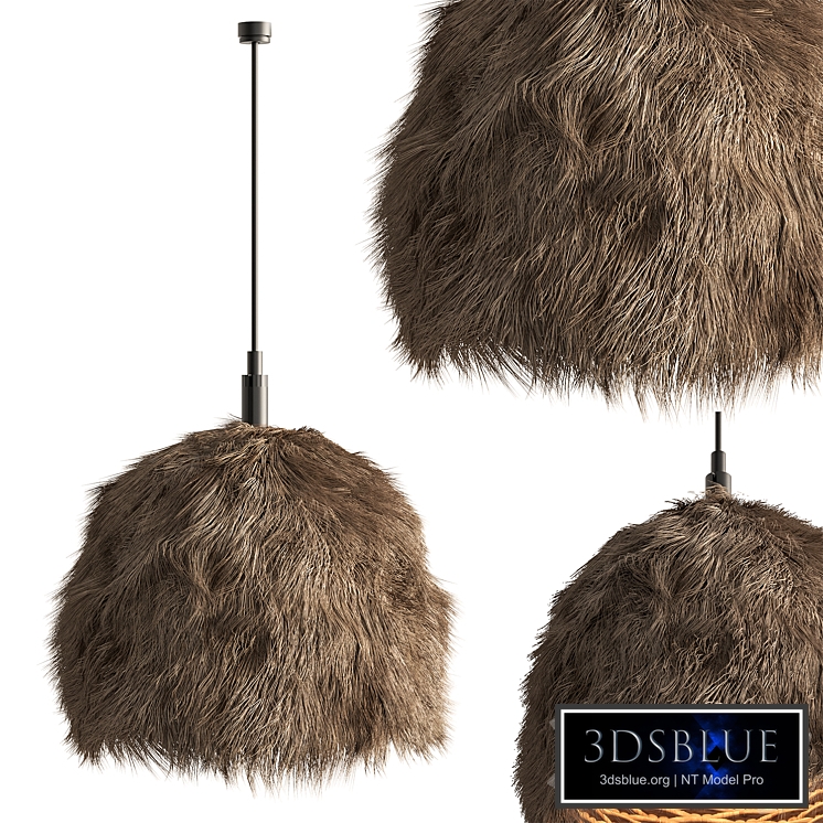 Thatch Palm Leaf - Pendant 02