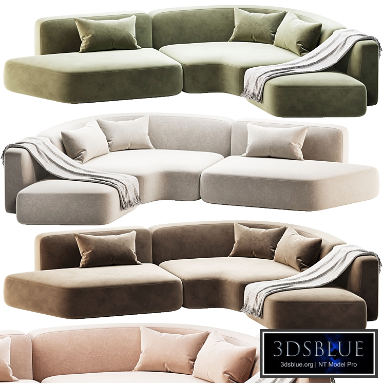 Modular Sofa Cashew By Relofthome