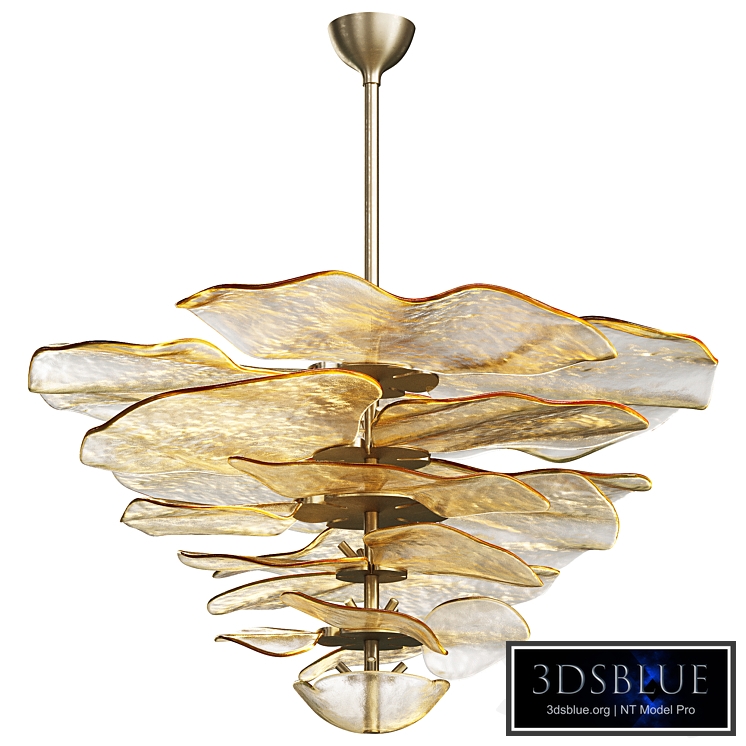 Chandelier Lilypad Ambre by Laura Gonzalez