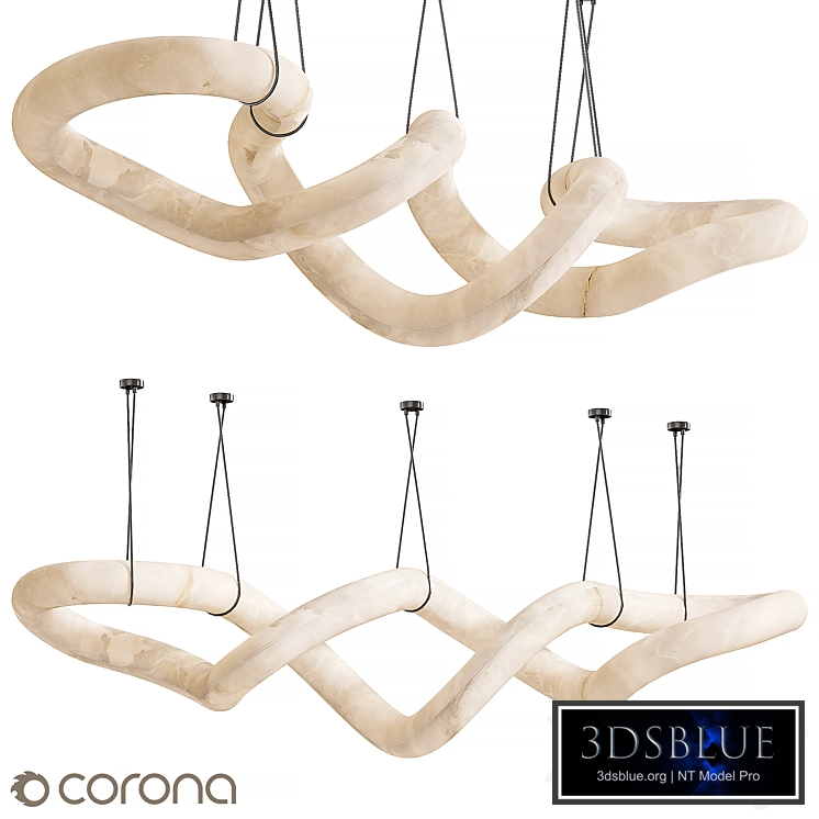 INFINITY 16 Pendant light by Atelier Alain Ellou