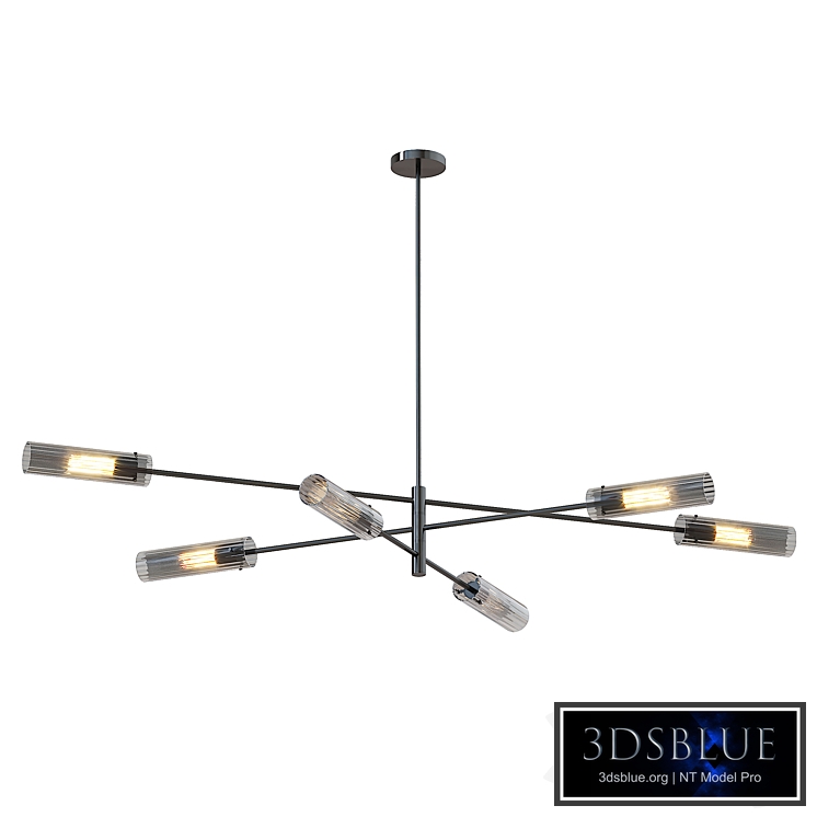 Chandelier RADIANT 6 lamps