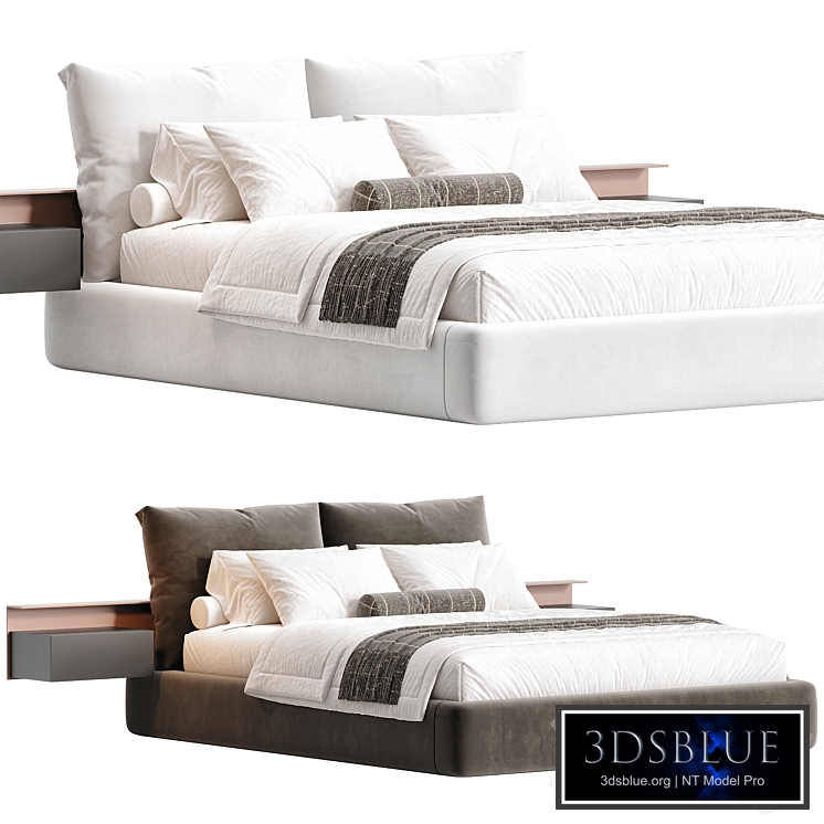 NEWBRIDGE Bed by Flexform