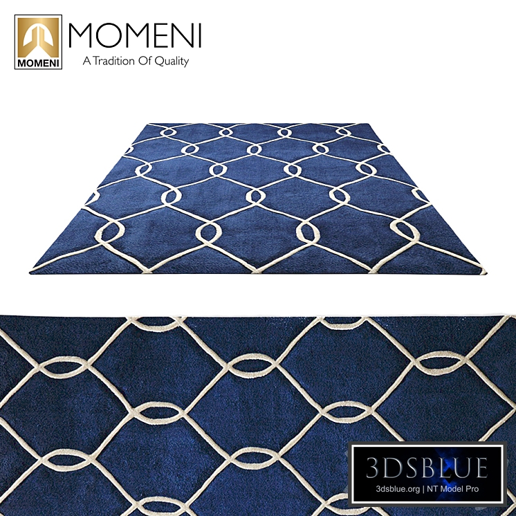Momeni Bliss Navy-Red rugs