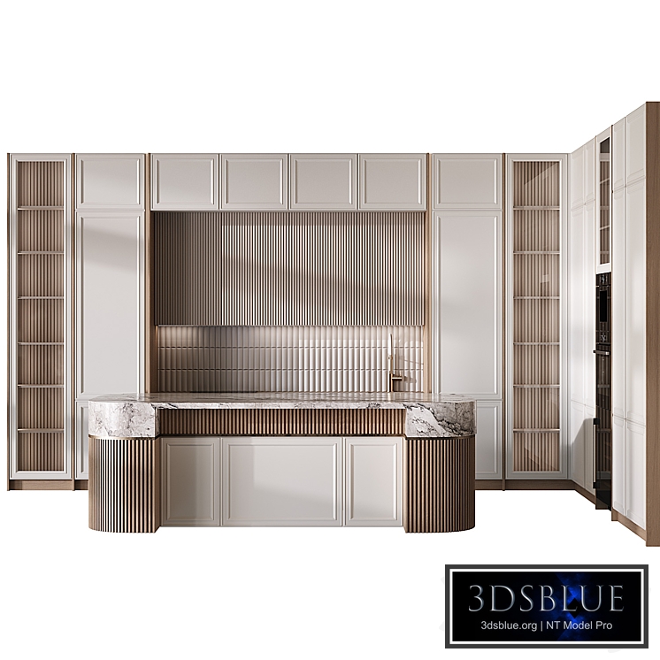 Kitchen in neoclassical style 83