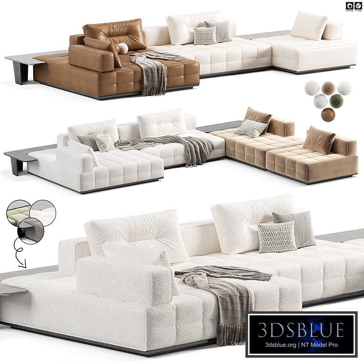 Minotti Lawrence Clan Modular Sofa