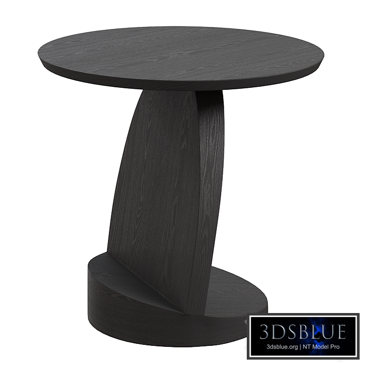 Teak Oblic Side Table