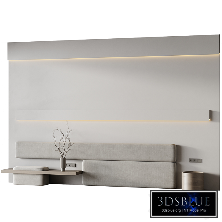 Headboard 3d Wall Panel 64