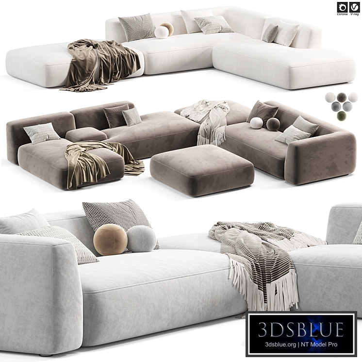 Lema mobile Cloud Sofa 3