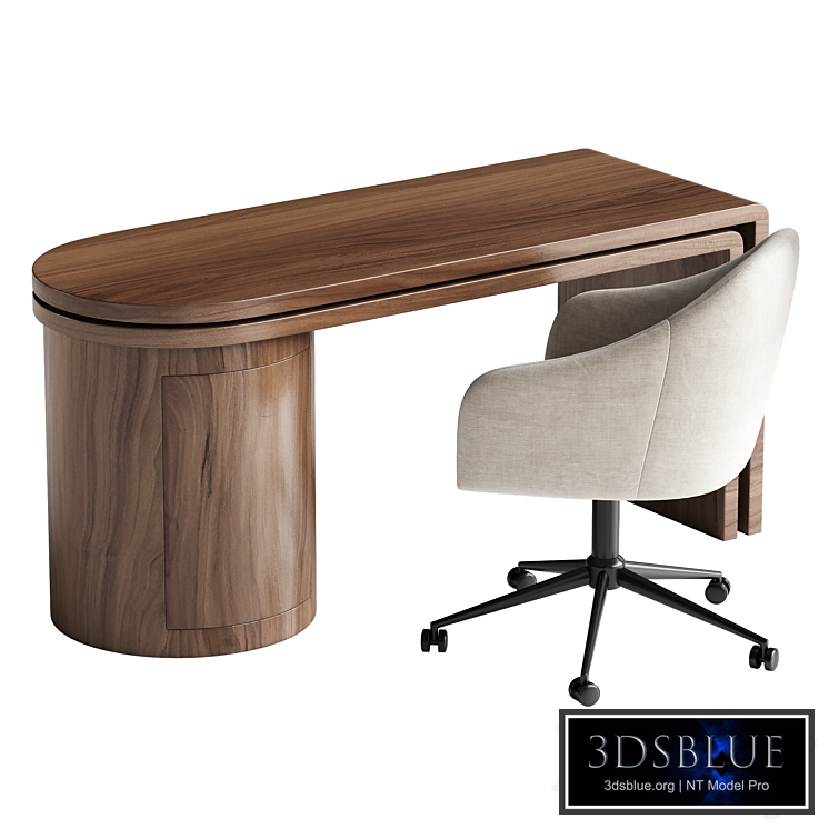 Twist rotating table and HOLTEN chair