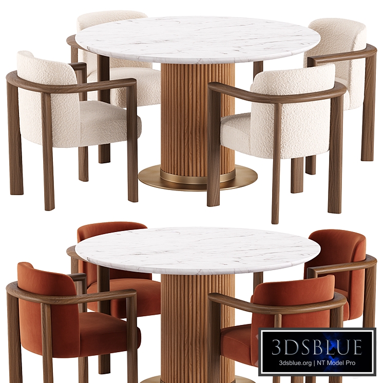 Aria Chair and Murcell Round Table