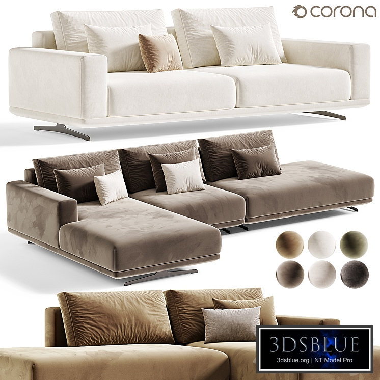 ZILLIS Corner Sofa Set, Modular Sofa