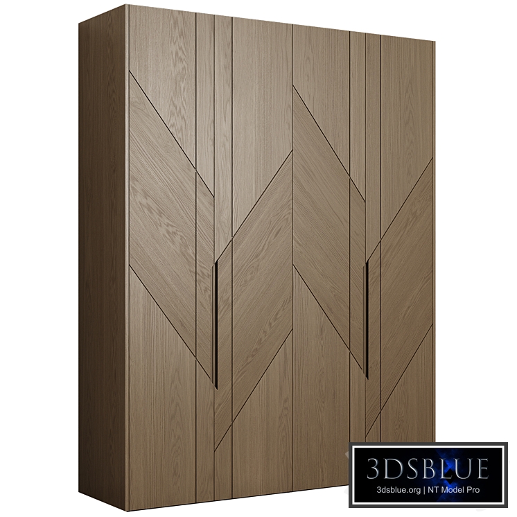 Wardrobe in a modern minimalist style 119