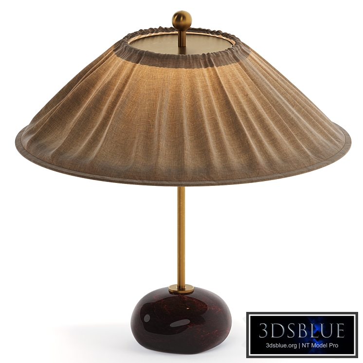 Adoration Table Lamp - Bottle Brown Pebble