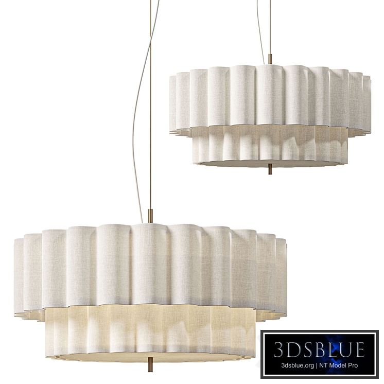 Folia Fabric Pendant Light