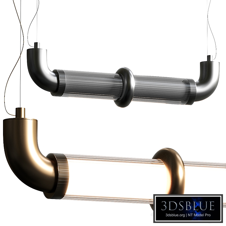 Stillux Lighting Lab Tube Horizontal Pendant Lamp