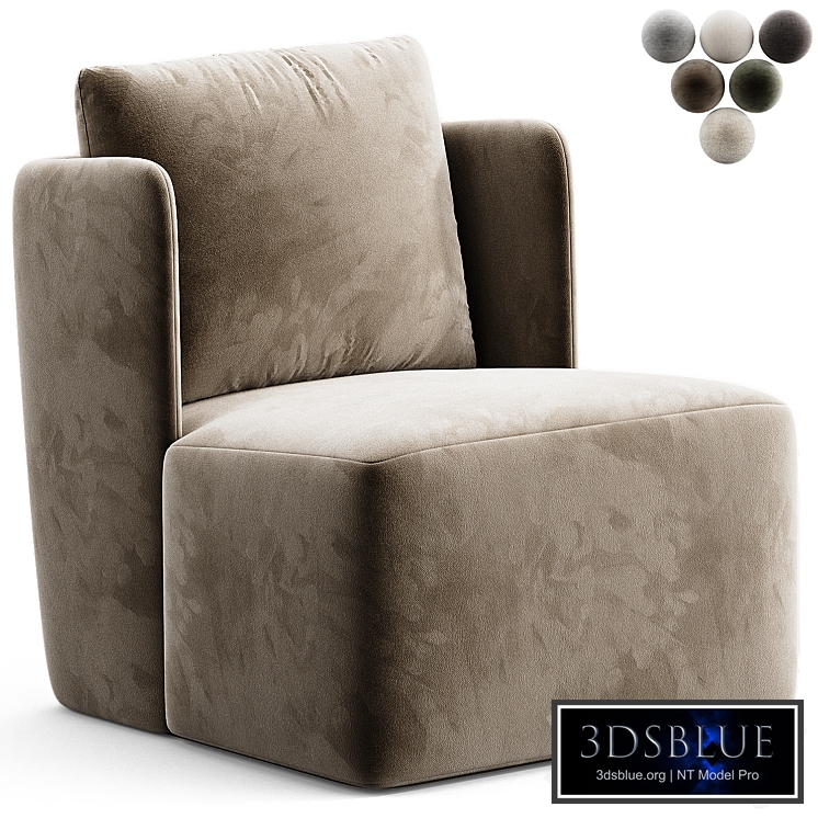 KEETON FIT armchair By Meridiani