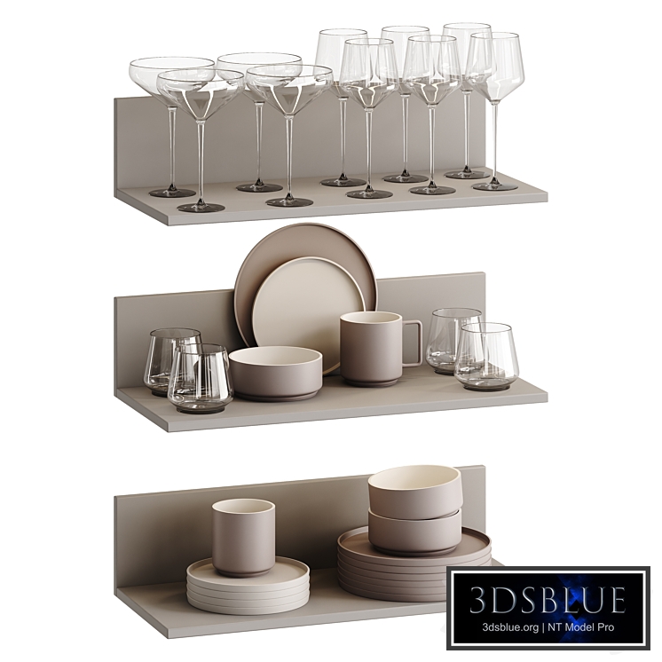 Decor set Kitchen Utensils 02