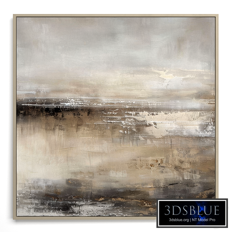 Abstract paintings set