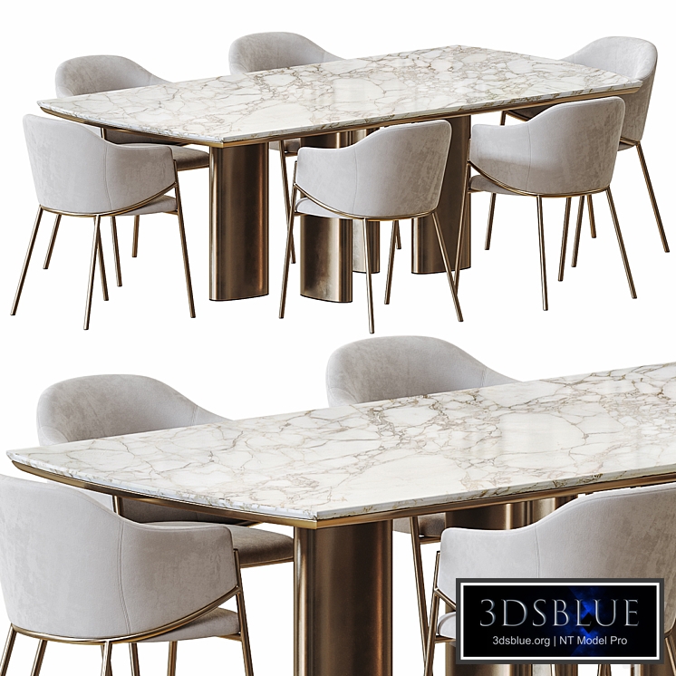 Dill Dining chair, Adrien Table