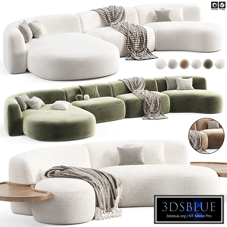 Oze Modular Sofa by Kookudesign