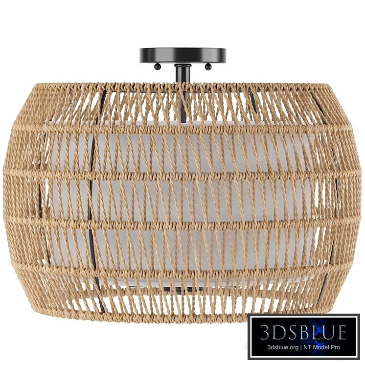 Golden Lighting Everly 4 Light Semi-Flush