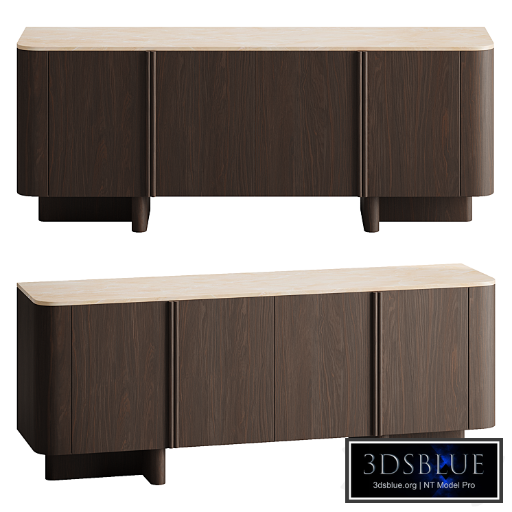 Sideboard oak wood Liam Room