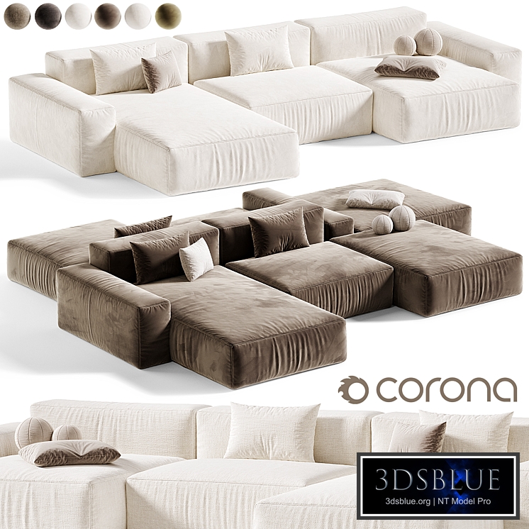 MODO Corner Sofa By Beds, modular sofa