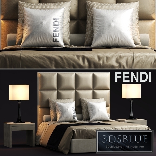 Bed fendi casa diamante