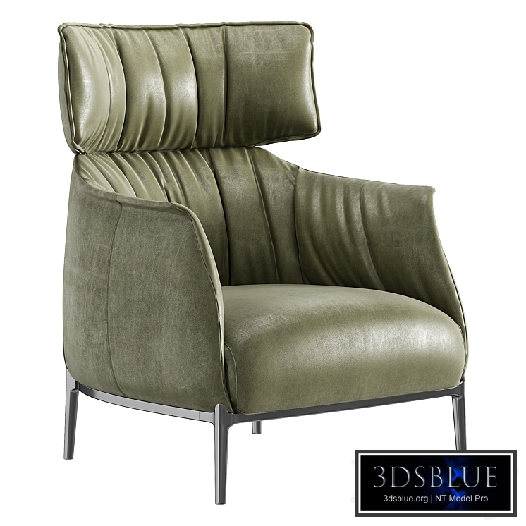 Armchair Archibald King by Poltrona Frau