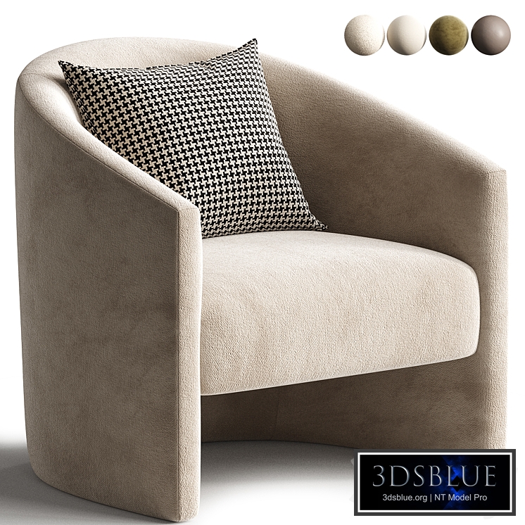 Arrondi Leather Chair