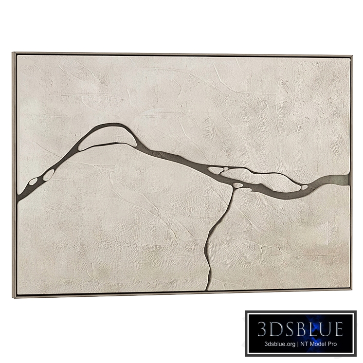 Relief wall art River