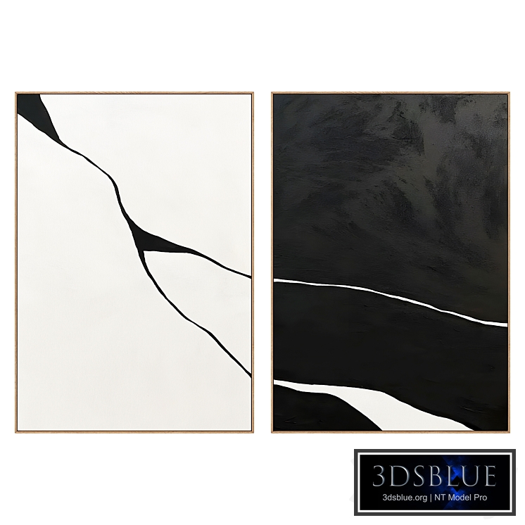 Abstract Painting Frame Set