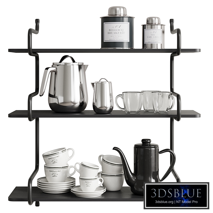 Kitchen Decor HM Three tier wall shelf