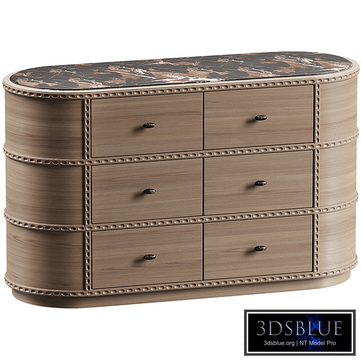 Pietro Six Drawer, Michelangelo Marble