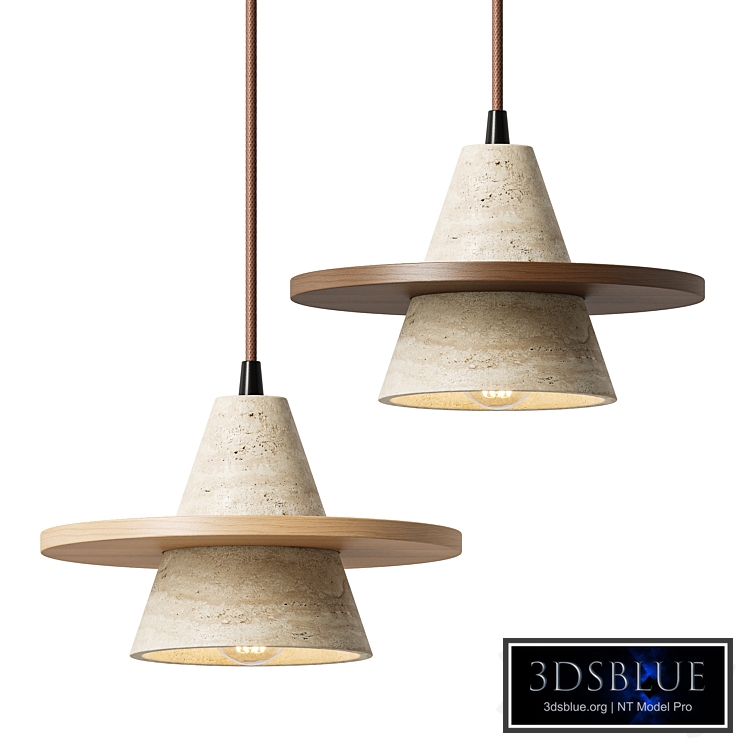 Traditional Japanese Conical Disc Pendant Light