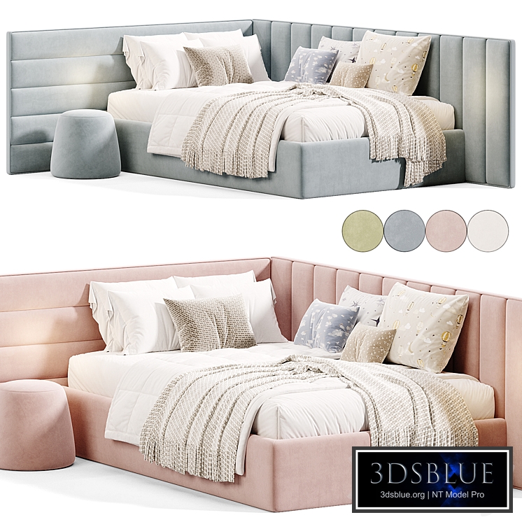 Corner bed Bonpari kids